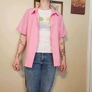 Vintage 1990s Sag Harbor Pink Button-up Shirt